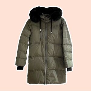 topshop parka with black fur